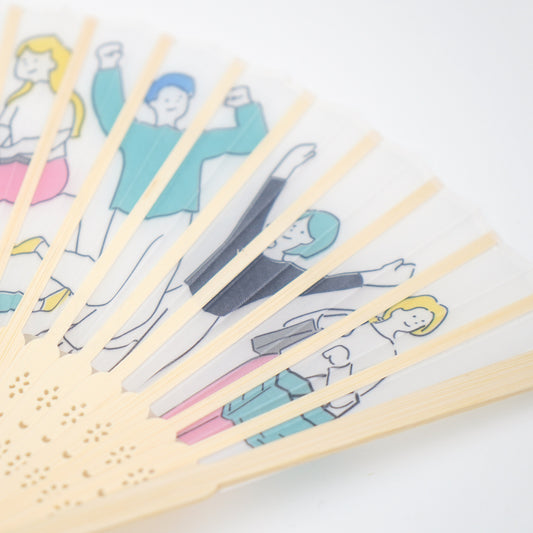 「ポップデザイン」扇子